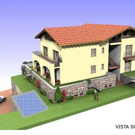 Sleeps 5 Pool Air Con Domaso